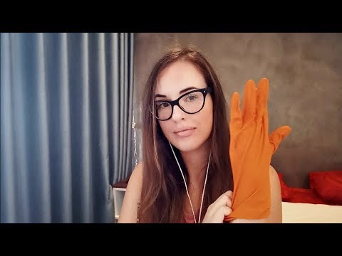 ASMR gloves: doctor and cleaning gloves competition