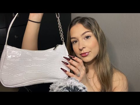 Asmr shein try on haul | tapping, scratching, purse tapping, jewelry tapping, fabric scratching