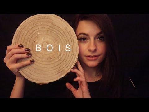 ASMR FRANCAIS 🌲 BOIS 🌲 scratching, tapping & touching