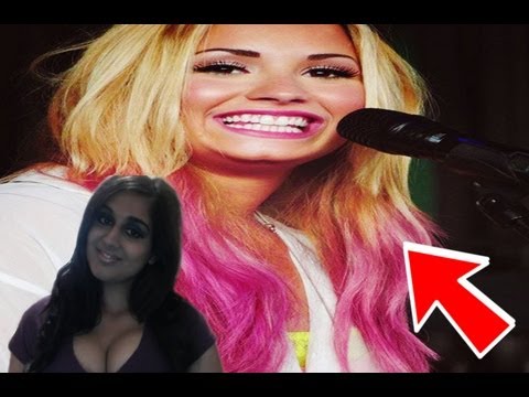 Demi Lovato Inspired Pink Ombre Hair Tutorial!