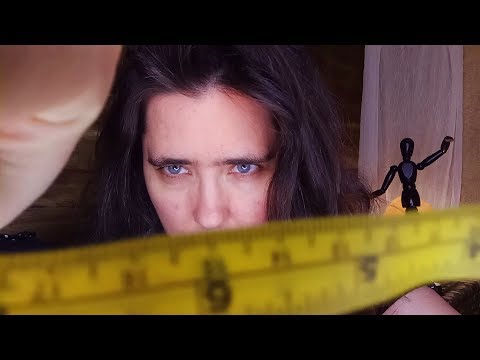 ASMR Measuring Your Face to Choose a Hairstyle Role Play