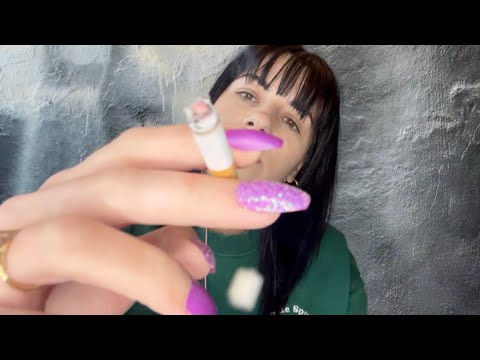 ASMR | Fast & Unpredictable Hand Movements With Smoking!