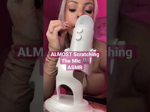 ASMR ALMOST Scratching The Mic & ALMOST Poking The Camera #asmr
