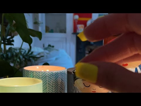 ASMR whispers and random triggers - little people measuring and capturing in a pot