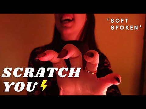 ASMR - EXTREMELY FAST SCRATCHING YOU TO SLEEP ( FOAM COVER, Saying Scratch, Close Up SOFT SPOKEN )