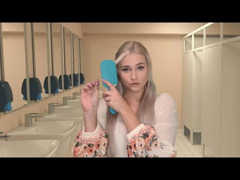 ASMR Toxic, Manipulative Friend Fixes Your Make-up in School Bathroom (and blackmails you)