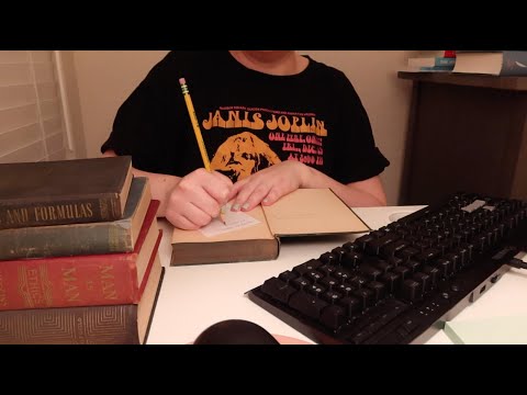 ASMR Bookstore Roleplay | Soft-Spoken, Typing, Page Flipping, Personal Attention