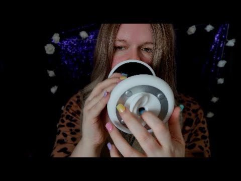 ASMR | Deep Inner Ear Scratching, Gum Chewing Mouth Sounds, Taps.