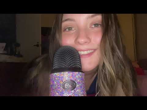 asmr for ur soul ♡ stuttering, lots of mouth sounds, mic touching/mic triggers