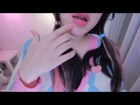 ASMR Painting You with Mouth 입소리페인팅 口の音ペインティング