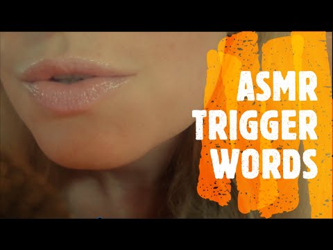 😴😴 ASMR trigger words to sleep