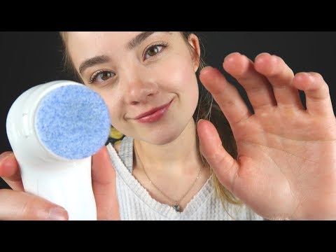 ASMR SPA MICRODERMABRASION FACIAL TREATMENT ROLEPLAY! Up Close Personal Attention, Liquid Sounds