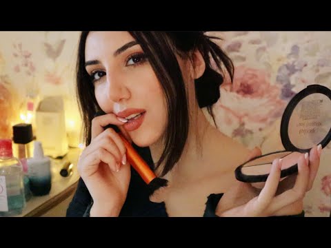 ASMR Doing Your Makeup After Breakup 🌟 Ear to Ear Whispering