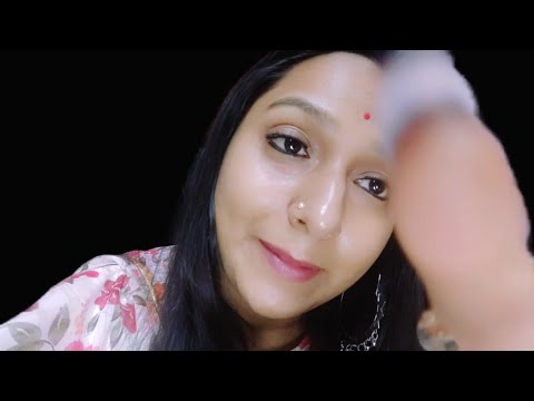 ASMR | Fast Aggressive Mic Scratching and Tapping (On FALSE BLACK BACKGROUND) @asmranannya