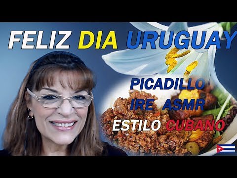 PICADILLO ESTILO CUBANO [ASMR]🐮 🐷-VIVA URUGUAY EN EL DIA DE SU INDEPENDENCIA-COOKING FOR YOU
