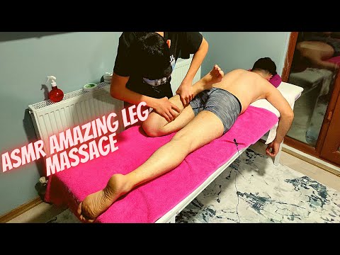ASMR turkısh massage-leg, back-Asmr,sleep,relax,strecher,massage