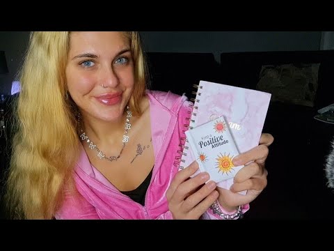 ASMR to ease your stress and anxiety 💕 Close up whispering, hand movements, affirmations