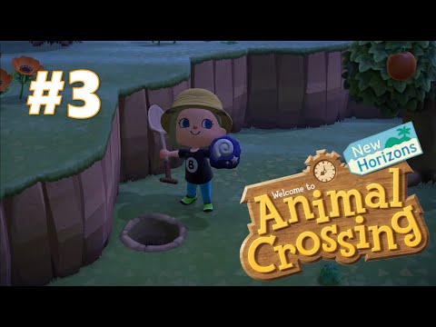 ¡Me convierto en paleontóloga nocturna! 👷‍♀️✌ - Animal Crossing New Horizons - Gameplay Part 3