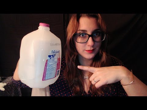 ASMR Requested - Fast, Aggressive Tapping & Scratching on a Milk Jug