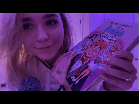 ASMR Tapping & Tracing on Books & Comics/Magazines *no talking*