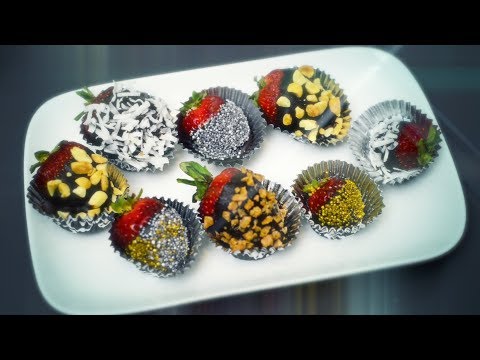 ASMR Chocolate Covered Strawberries Tutorial: Voice over, Layered Sounds