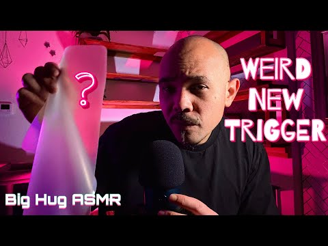 New trigger - Playing with Soundwaves!  Whispered ASMR + fabric sounds for your tingles or sleep 😴