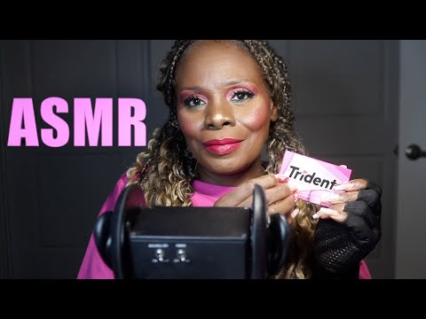 Trident Sweet Bubble Gum Flavor Ear To Ear ASMR Chewing Gum