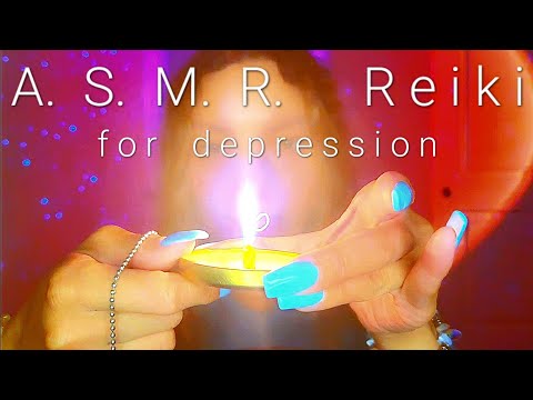 ASMR Reiki for DEPRESSION with Candle Magic! 🕯💛