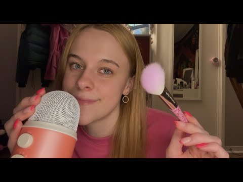 ASMR Random Trigger Assortment! (tapping, hand movements, mouth sounds, etc) 🤍