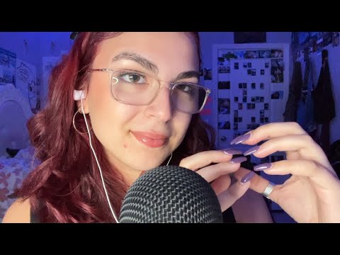 ASMR | nail tapping with hand sounds