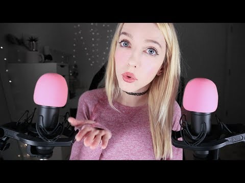 100% ASMR INTENSE TINGLES 👄KISSES, You will fall asleep, Close up Mouth Sounds Ear to Ear