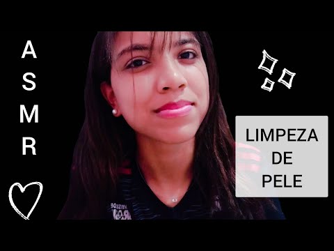 ASMR PORTUGUÊS - LIMPEZA DE PELE ( caseirinho♡ )