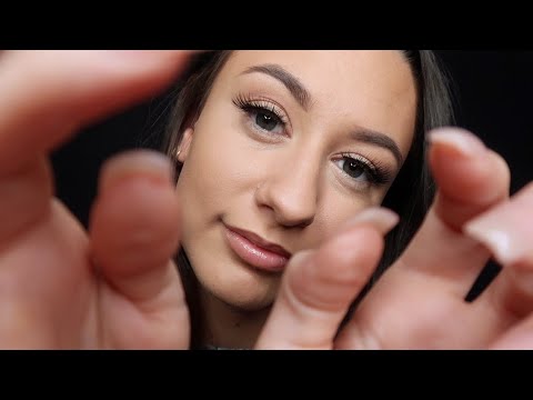 [ASMR] Up Close Personal Attention Triggers (Face Brushing, Lens Tapping, Inaudible Whispers)