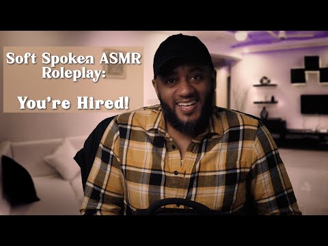 Soft Spoken ASMR Roleplay | You're Hired! Prepping You