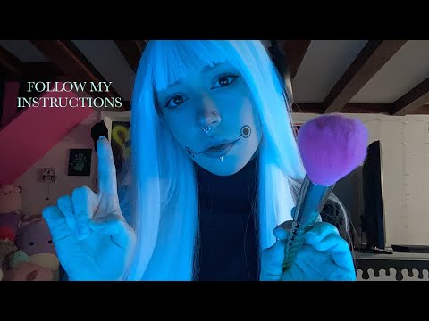 Follow My Instructions ASMR | Visual Triggers, Hand Movements, Whispering, Tapping, Mic Brushing