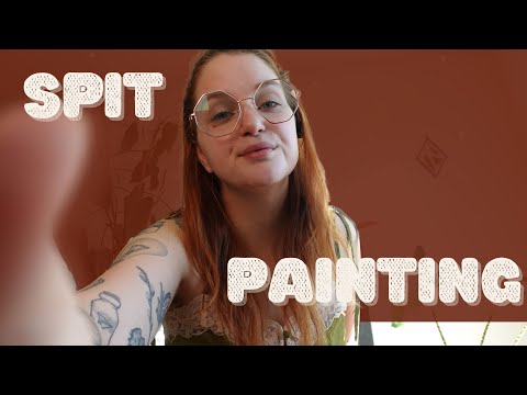 ASMR Nerdy Girl Gives You A Spit Painting 🤓 (Mouth Sounds, Personal Attention)