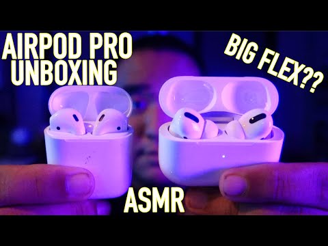 ASMR Airpod Pro Unboxing and Review (Relaxing FLEX)