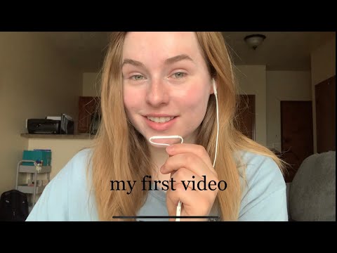 asmr whisper ramble | my first video :)
