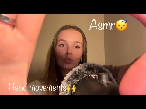 Asmr😴🌙✨ hand movements trigger assortment 🙌👏 and mouth sounds💋💤✨