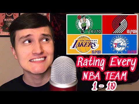 Rating Every NBA Team 1-10 ( ASMR )