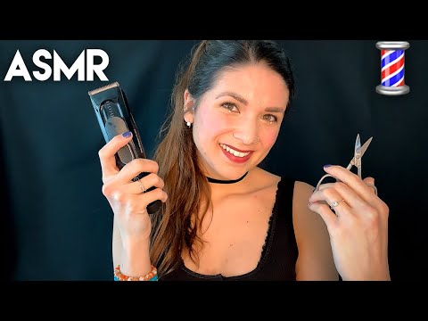 ASMR Men's Pampering - Shave, Trim & Style in Miss Mi's Barbershop - Get Ready for Your Date