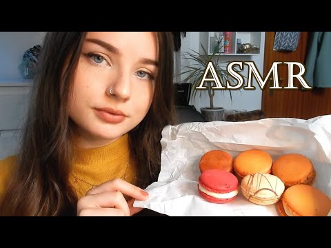 ASMR Macarons Mukbang 마카롱 먹방 | Eating Sounds & Whispering