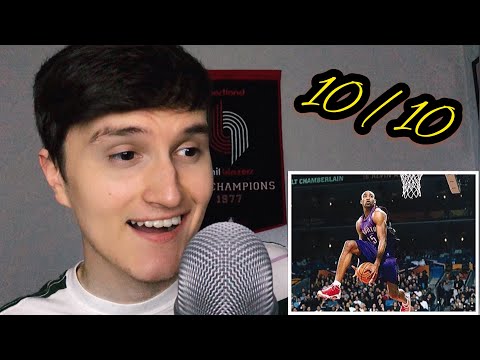 Reacting To The Best NBA Dunk Contest Dunks ( but it’s ASMR )