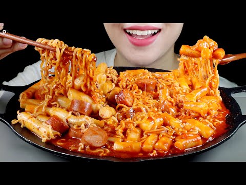 ASMR 마크정식 먹방 | Cheesy Spicy Tteokbokki with Noodles | Mark's Convenient Store Recipe | Mukbang