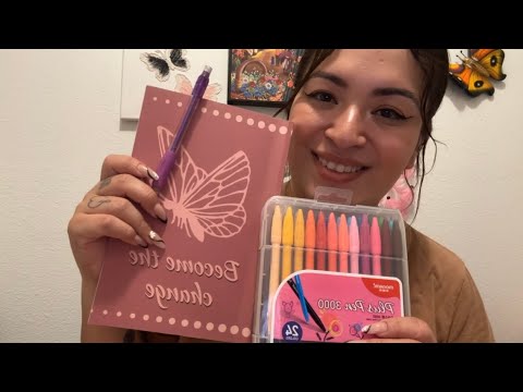 ASMR| Drawing/Sketching you ✍🏼- writing sounds, some light whispers 😴