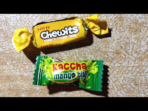 ASMR Mouth Sounds, Eating Candies and Whispering ft. Lotte/Parle🍬