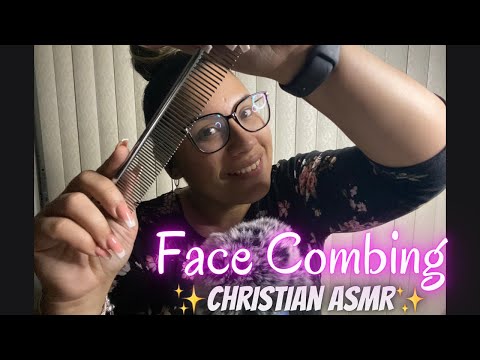 ✨Christian ASMR✨ Whispering Scriptures for Rest ~ (Face Combing Triggers)