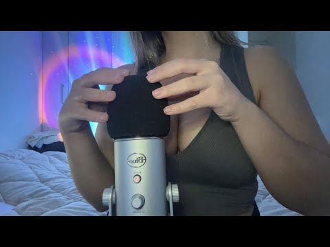 ASMR Mic Scratching with mic cover 🩶