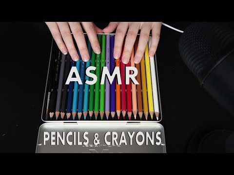 ASMR Pencils & Crayons Sounds | NO TALKING | Chloë Jeanne ASMR
