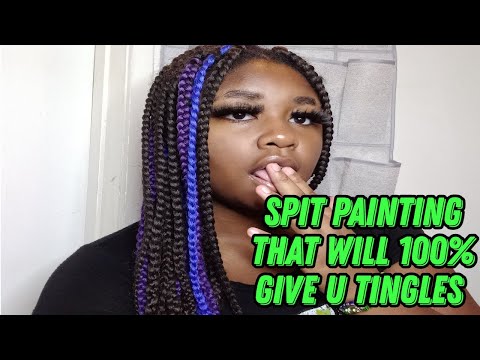 ASMR | Spit painting that will 100% Give You Tingles #asmr